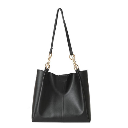 Two-piece Set Large Capacity Leather Totes shoulder Work Commuter Bag