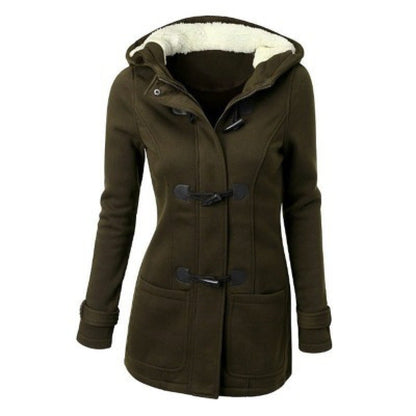 Women's Hooded Cotton-Padded Sweater Coat