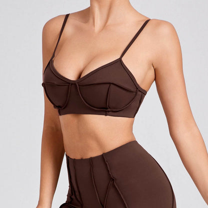 Soutien-gorge de sport maintien élevé pour la salle de sport, le yoga et l'exercice