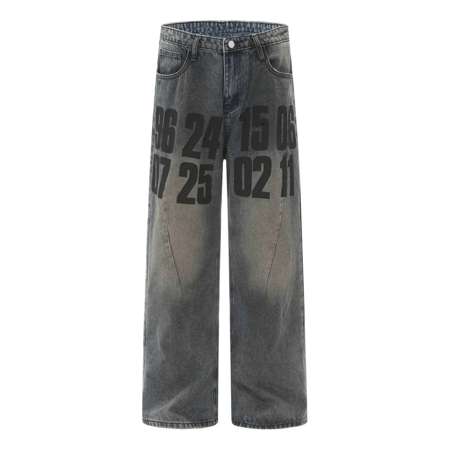 High Street American Washed Distressed Baggy Denim Baggy Jeans Pant Pant unisex