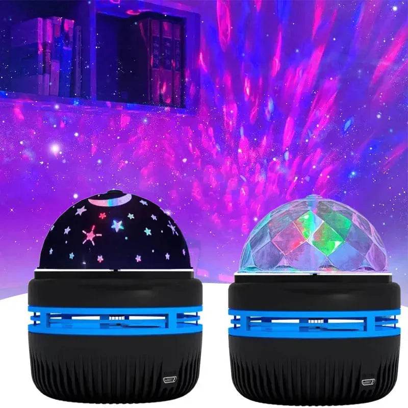 Projecteur de lumière LED Mini boule de cristal magique ciel étoilé