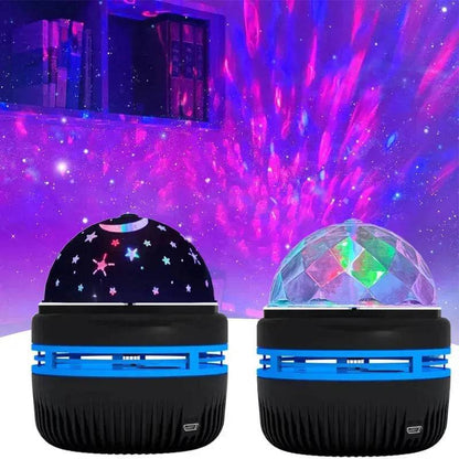 Projecteur de lumière LED Mini boule de cristal magique ciel étoilé