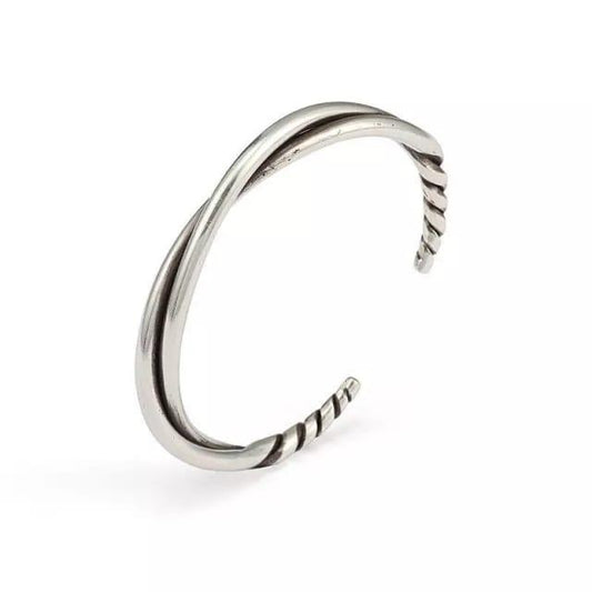 Bracelet jonc torsadé