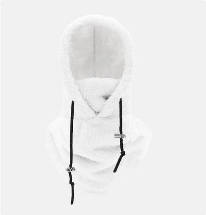 Winter Outdoors Cycling Sports Wind-proof Cap Cold Protection Thick fleece Hood Hat Balaclava