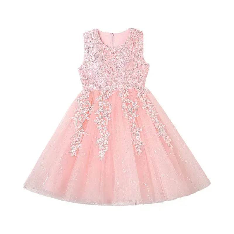 Formal Dress Fashionable Vest Princess Dress Girl Catwalk Show Clothing Birthday dress for Kids