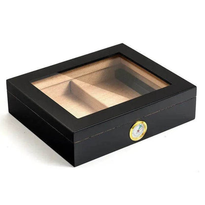Large Capacity Wooden Storage Humidor Cigar Box
