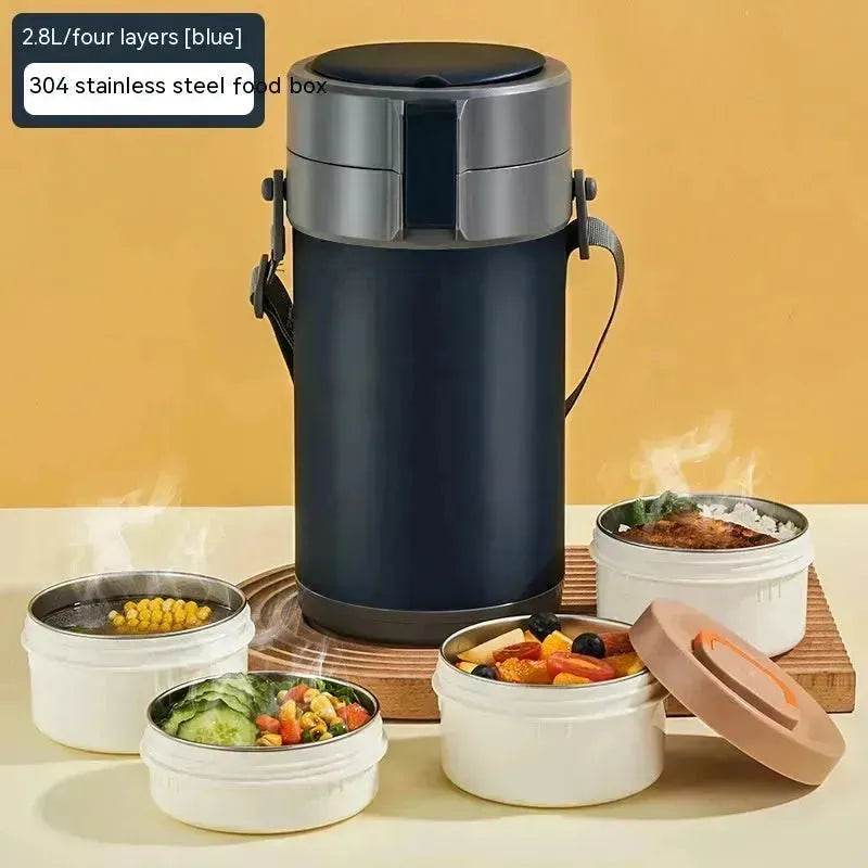 304 Stainless Steel Large Capacity Vacuum Thermal Insulated Lunch Box