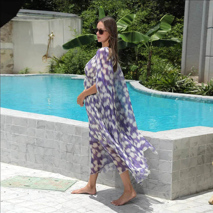 Casual New Floral Chiffon Long Dress