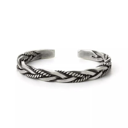 Bracelet jonc tressé