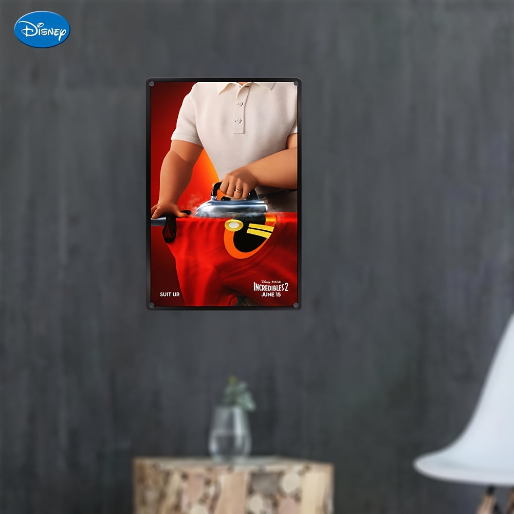 1pc, Authorized, Disney The Incredibles 2 Aluminum Sign Poster(8''x12''/20cm*30cm)Disney The Incredibles Metal Sign, Disney Superman Aluminum Poster, Disney Movie Aluminum Poster, Disney Movie Gifts, Wall Art Decor, Room Deco