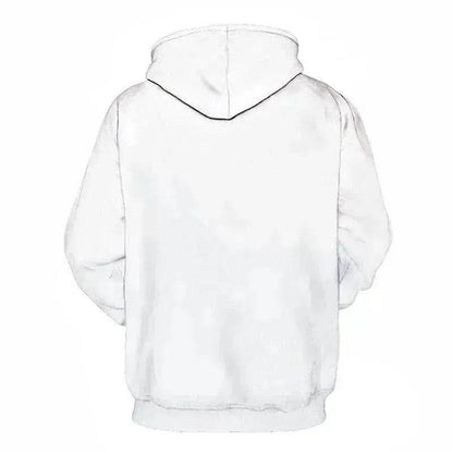 Fall Winter Mens Sweater Print Hoodie