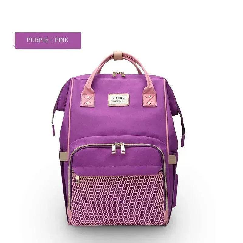 Fashion Brest feeding Mummy Maternity Nappy Bag Backpack Nappy Changing Bag Maternity Diaper Bag