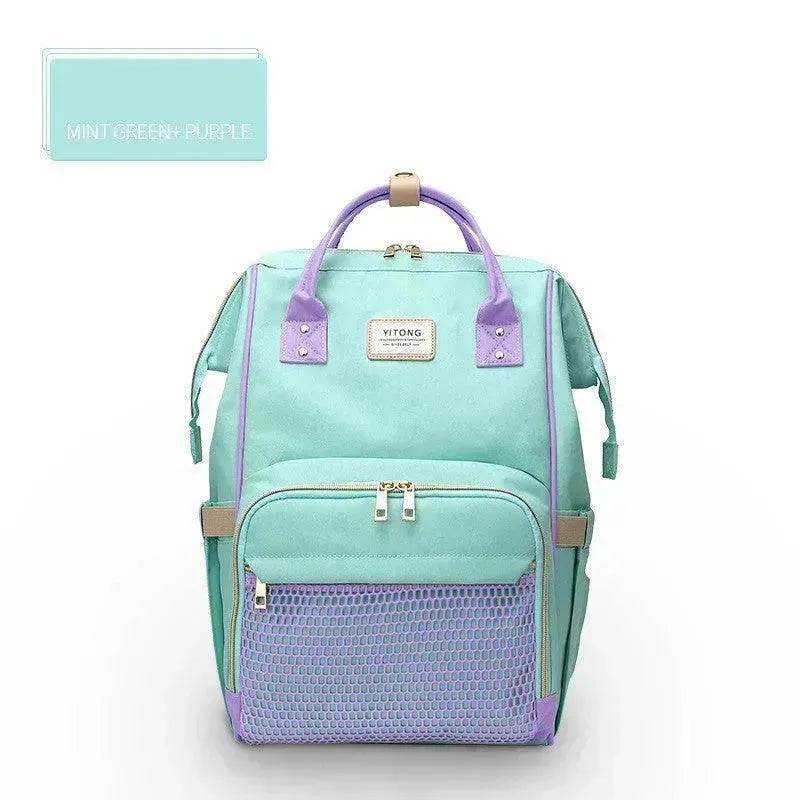 Fashion Brest feeding Mummy Maternity Nappy Bag Backpack Nappy Changing Bag Maternity Diaper Bag