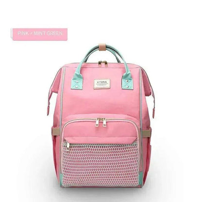 Fashion Brest feeding Mummy Maternity Nappy Bag Backpack Nappy Changing Bag Maternity Diaper Bag