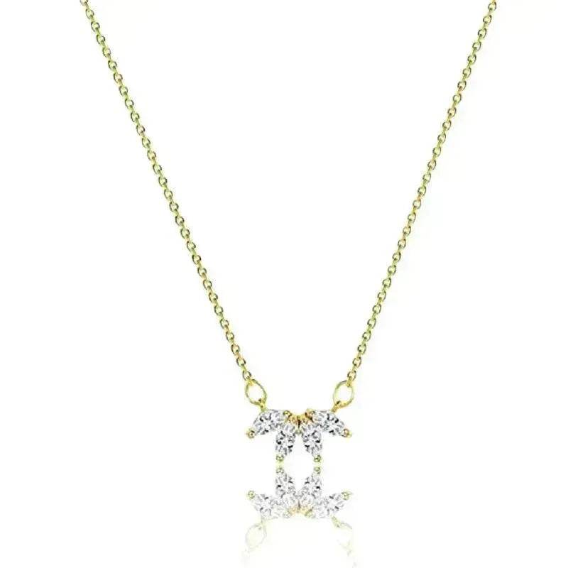 Bijoux Fantaisie Minimalistes Collier Fleur Brillante pour Femmes Filles, Pendentif Fleur de Lotus, Bijou de Fête, Cadeau d'Anniversaire pour Femme
