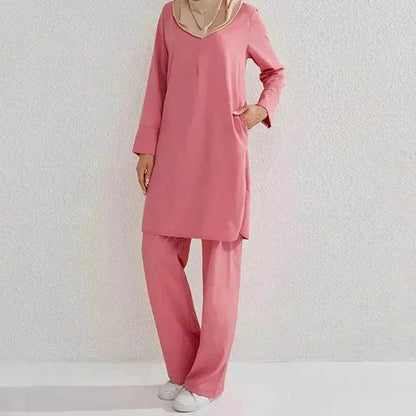 Fashion Large Size Middle East Two-piece Casual Outfit set