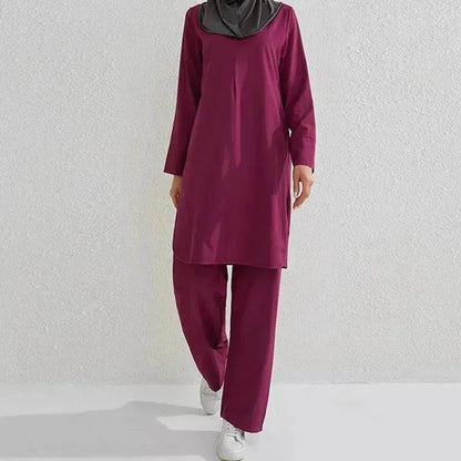 Fashion Large Size Middle East Two-piece Casual Outfit set