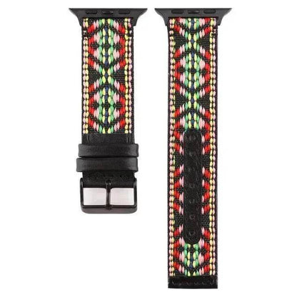 Fashion Personality Wristband Men's And Women's Tide Ethnic Wind Leather Watch Strap