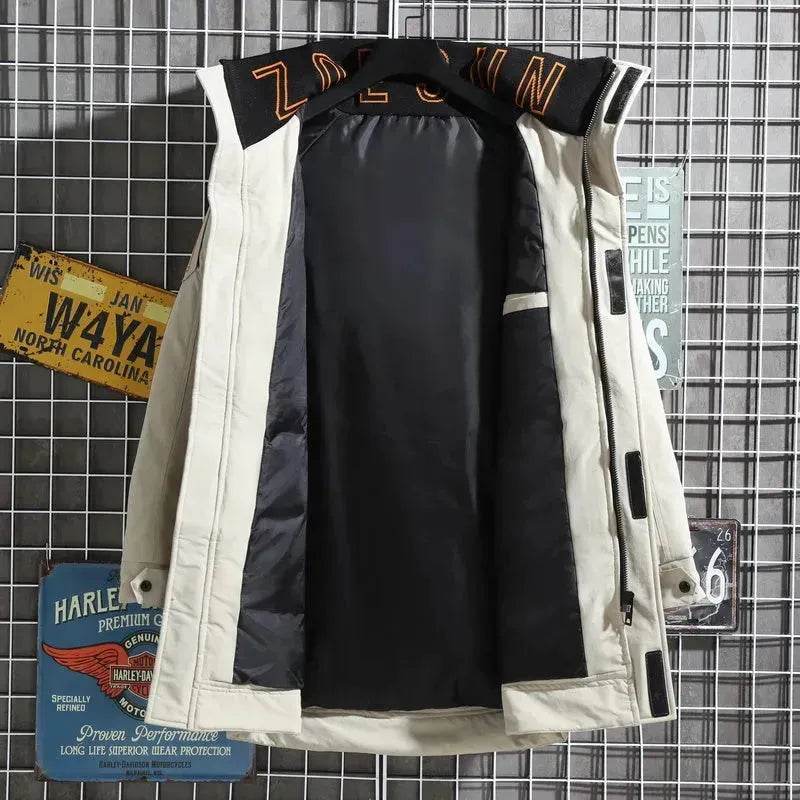Automne Hiver Doudoune de travail mi-longue homme
