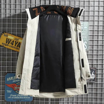 Automne Hiver Doudoune de travail mi-longue homme