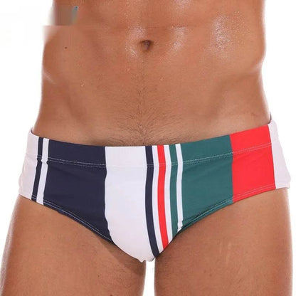 Solid Color Plus Size Swimming Trunks Briefs Shorts underwear