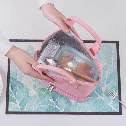 Women's Fashion Portable Insulated work lunch bag