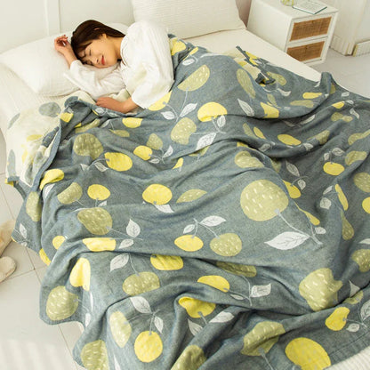 Cotton Four-layer Gauze Towel Blanket Air Conditioning Blanket Thin Duvet