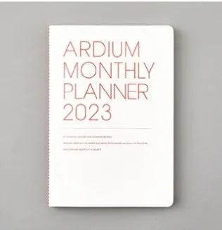 Date Type Monthly Planner Calendar