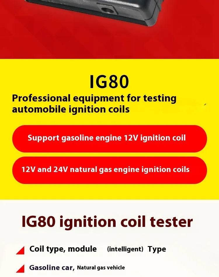 Automobile Car IG80 Ignition Coil Detector Natural Gas Gasoline Detection