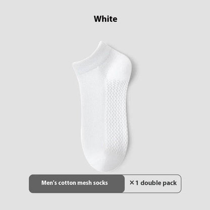 Cotton Anti-Pilling Ankle socks absorbing Invisible Tight Mesh Boat Socks