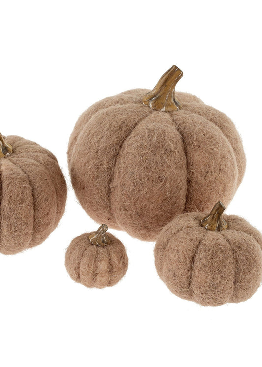 Felt Pumpkin - Oat