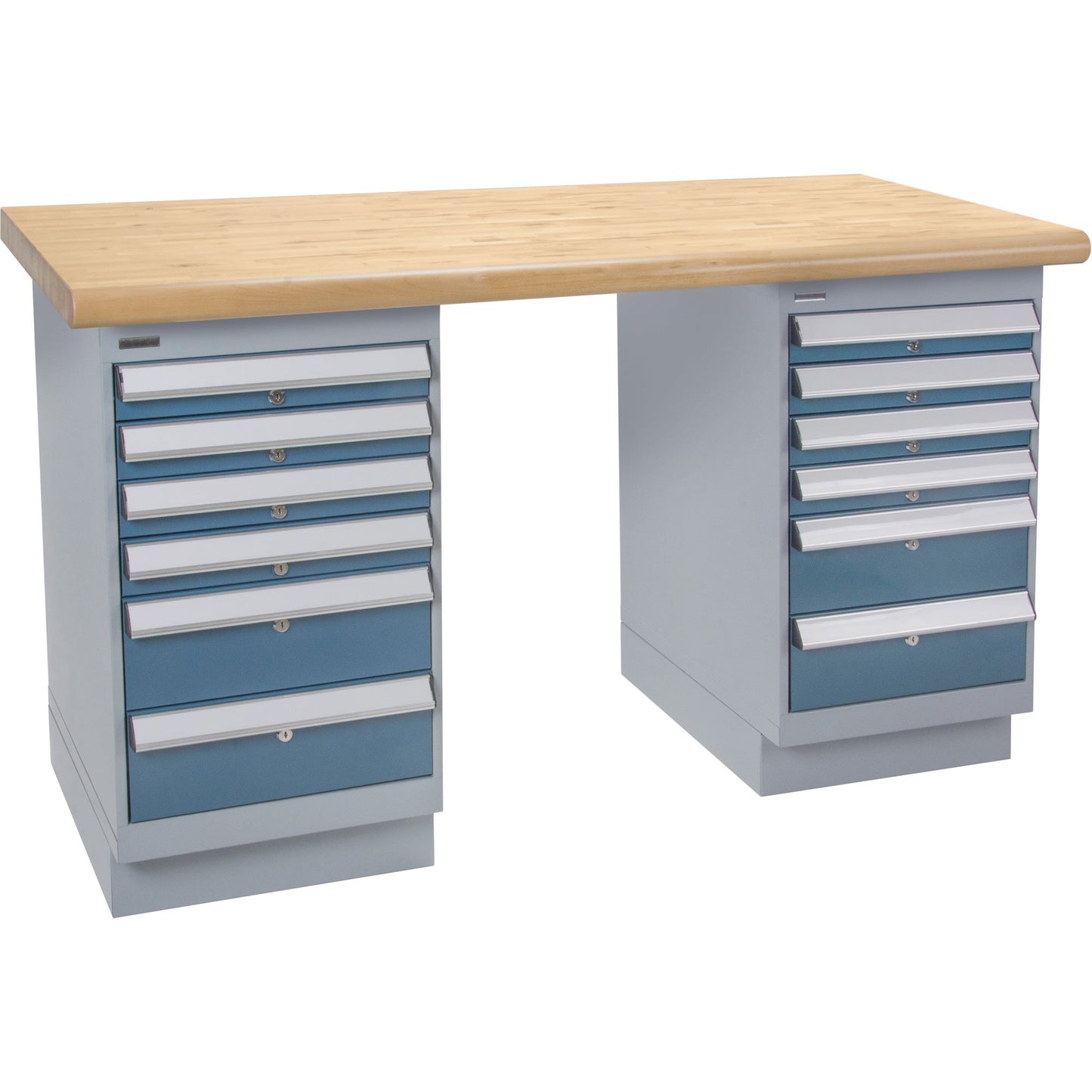Heavy-Duty Workbench, Dual Drawers, 1500 lbs. Cap., 60" W x 36" D, 34" H