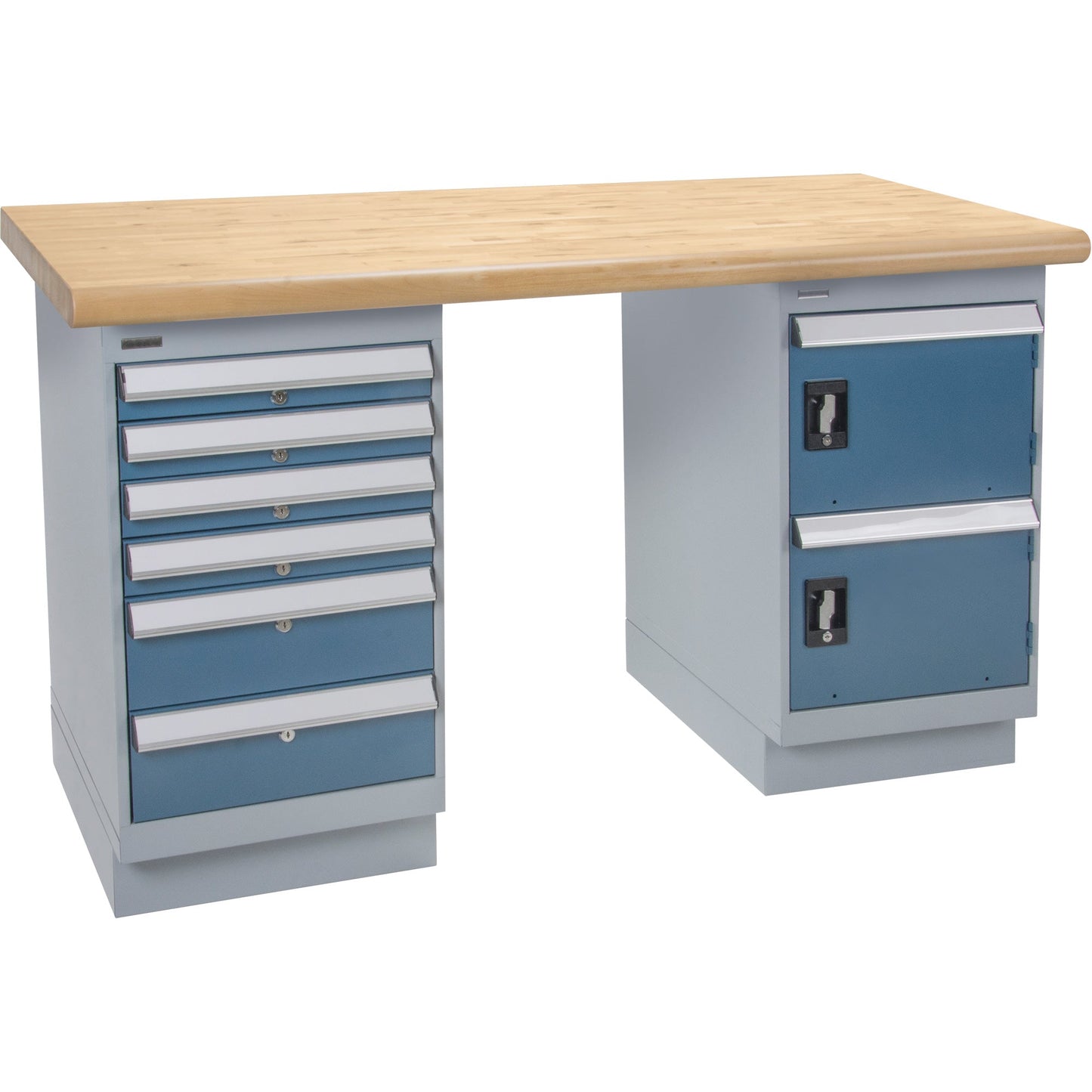 Workbench, Door & Drawers, 2500 lbs. Cap., 72" W x 30" D, 34" H