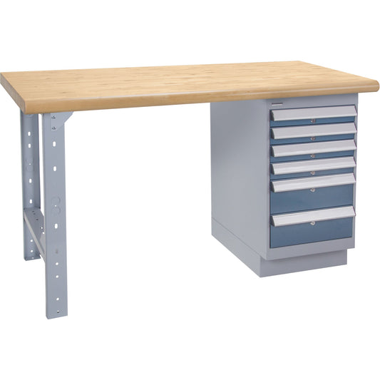 Pre-Designed Workbench, 2500 lbs. Cap., 72" W x 30" D, 34" H