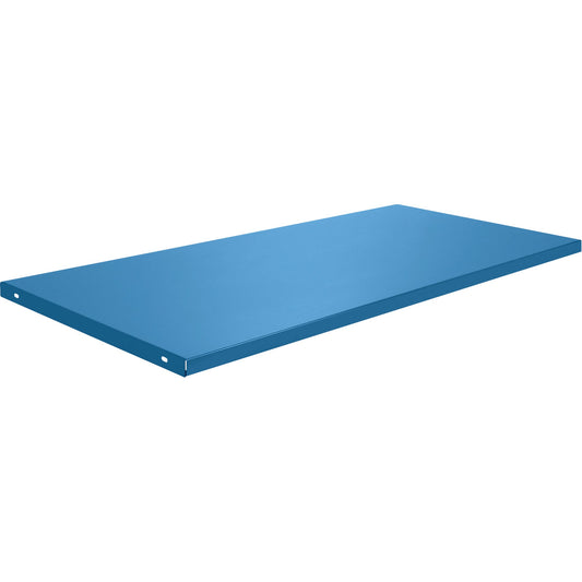Établi-armoire - Étagères, 58 3/4" x 300 lb de capacité, Acier, Bleu