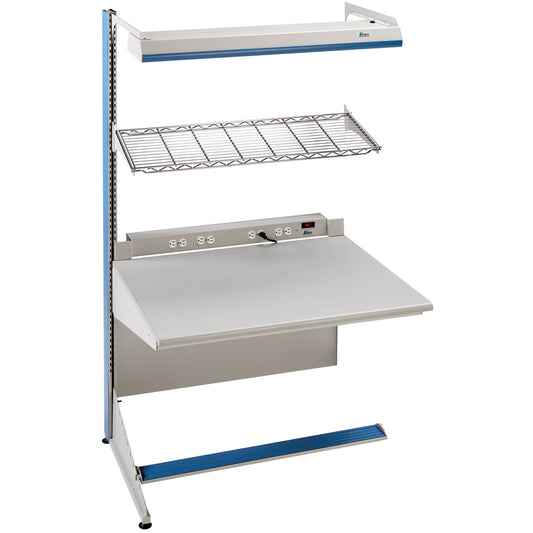 Arlink Preconfigured Workstation, 60" W x 28" D x 84" H, Single Sided Add-On