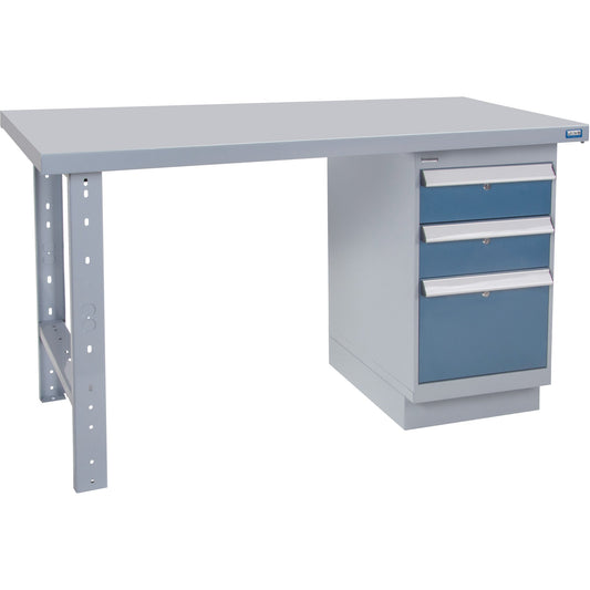 Établi, 60" L x 30" P x 34" H, capacité de 2500 lb