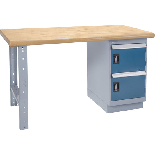 Heavy-Duty Workbench, 1500 lbs. Cap., 60" W x 30" D, 34" H