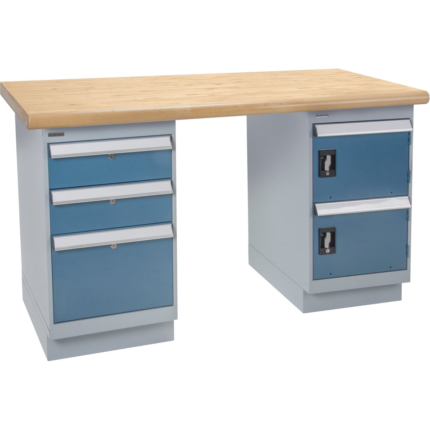 Workbench, Door & Drawers, 2500 lbs. Cap., 72" W x 30" D, 34" H