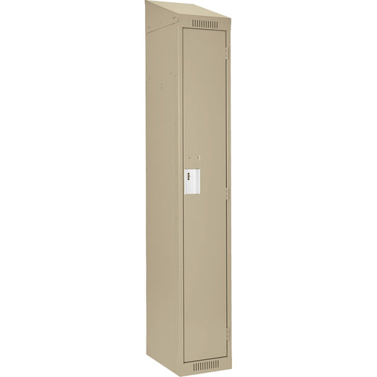 Clean Line™ Lockers, 15" x 18" x 78", Steel, Beige, Rivet (Assembled)