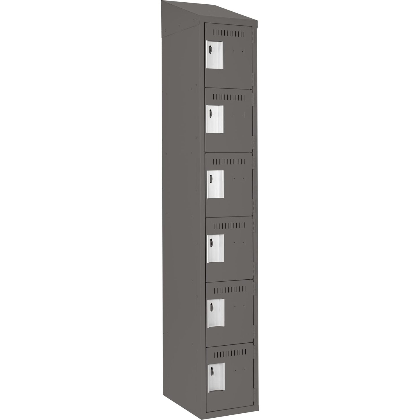 Clean-Line Lockerette, 6 -tier, 15" x 72" x 12", Steel