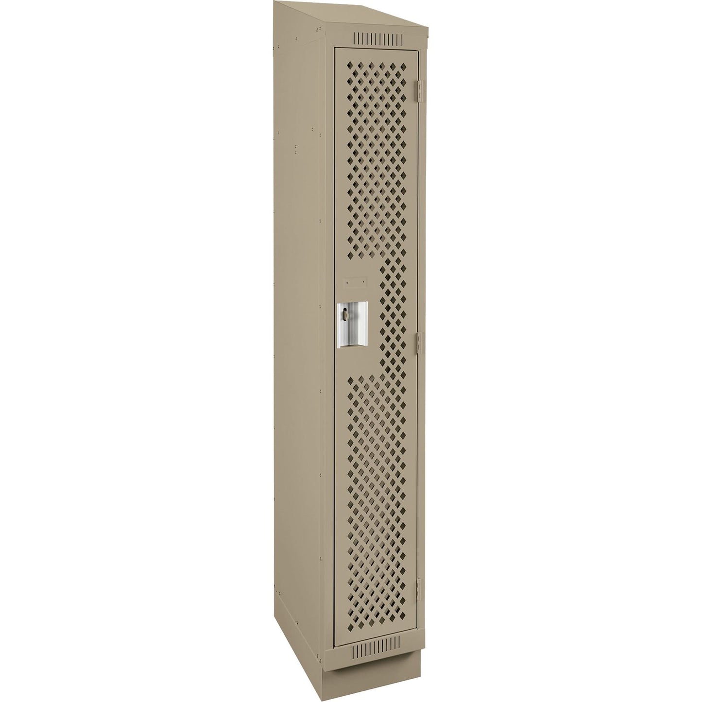 Casiers Clean Line™, 30,5 x 38,1 x 208,3 cm, acier, beige, Rivet (montés), perforés