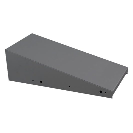 Casier économique Clean Line™ avec toit en pente, 2 modules, 18" P x 24" L x 6" H, acier