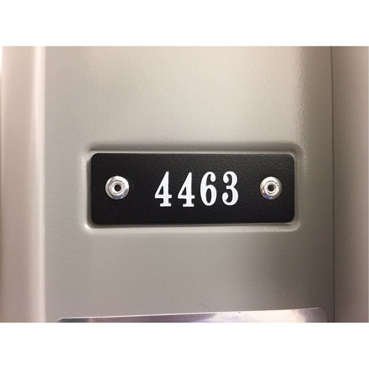 Numéros de plaque de casier