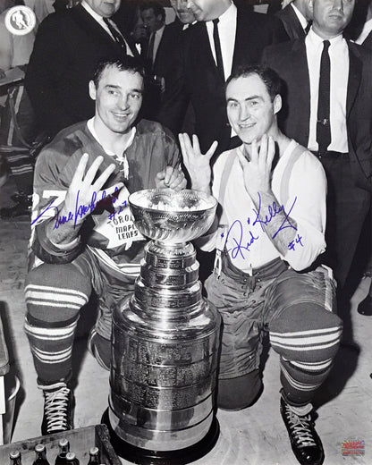 FRANK MAHOVLICH AUTOGRAPHED 11X14 PHOTO - TORONTO MAPLE LEAFS