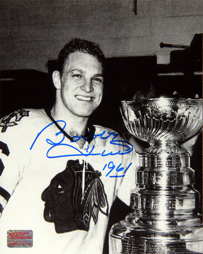 Bobby Hull Autographed Stanley Cup 8x10 Photograph