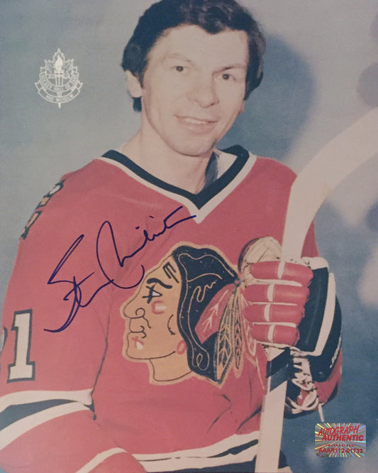 AUTOGRAPHED STAN MIKITA 8X10 PHOTO - CHICAGO BLACKHAWKS