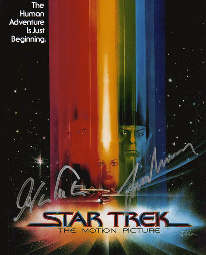 SHATNER & NIMOY SIGNED STAR TREK MOTION PICTURE 8X10
