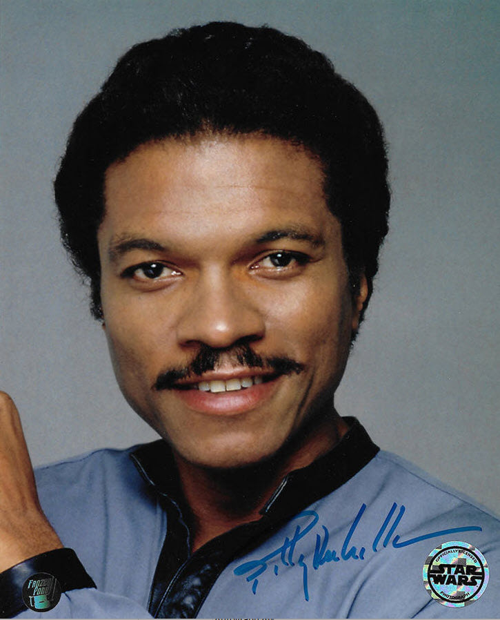 BILLY DEE WILLIAMS SIGNED STAR WARS POSE 8X10 PHOTO