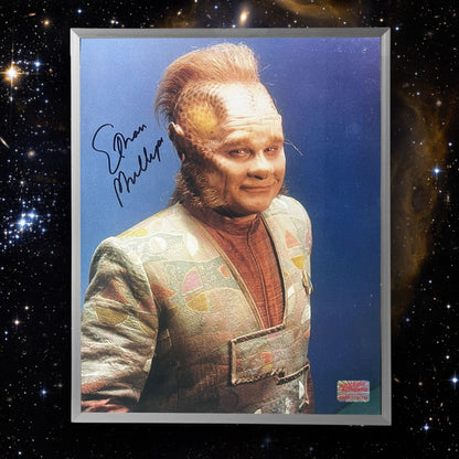 ETHAN PHILLIPS AUTOGRAPHED STAR TREK VOYAGER PHOTO - NEELIX 8X10